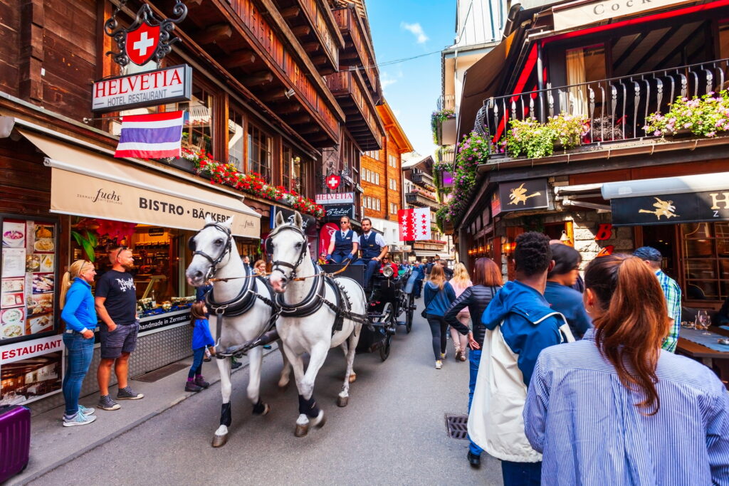 Zermatt Dorfleben